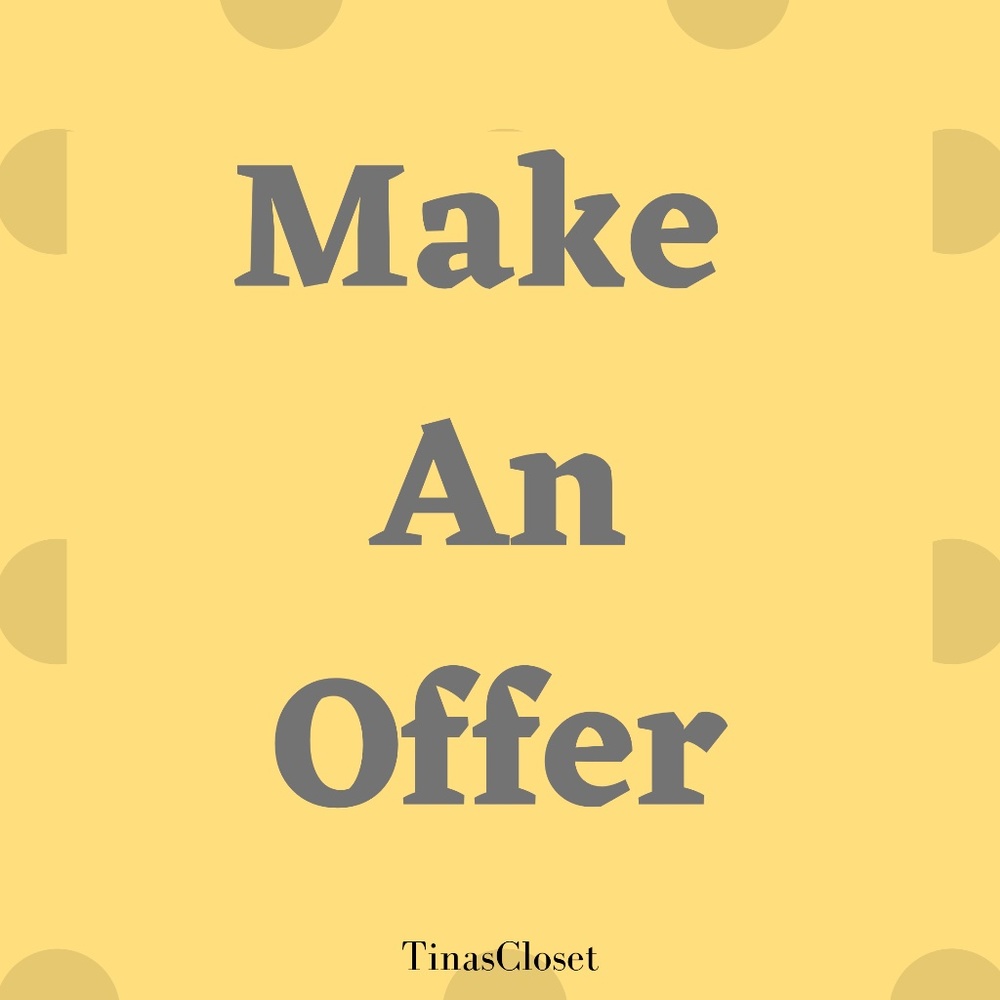MAKE AN OFFER TODAY!✨💕✨💕✨💕